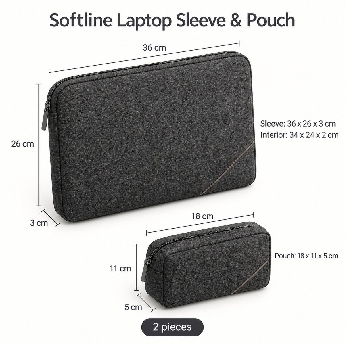 ORDELVYN Softline Laptop Sleeve & Pouch