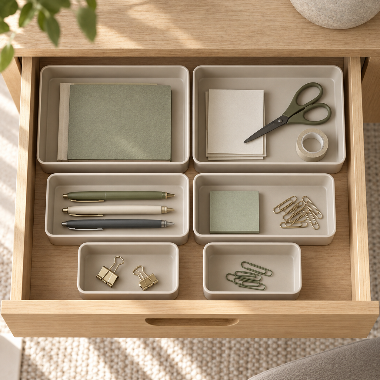 Order, one drawer at a time.