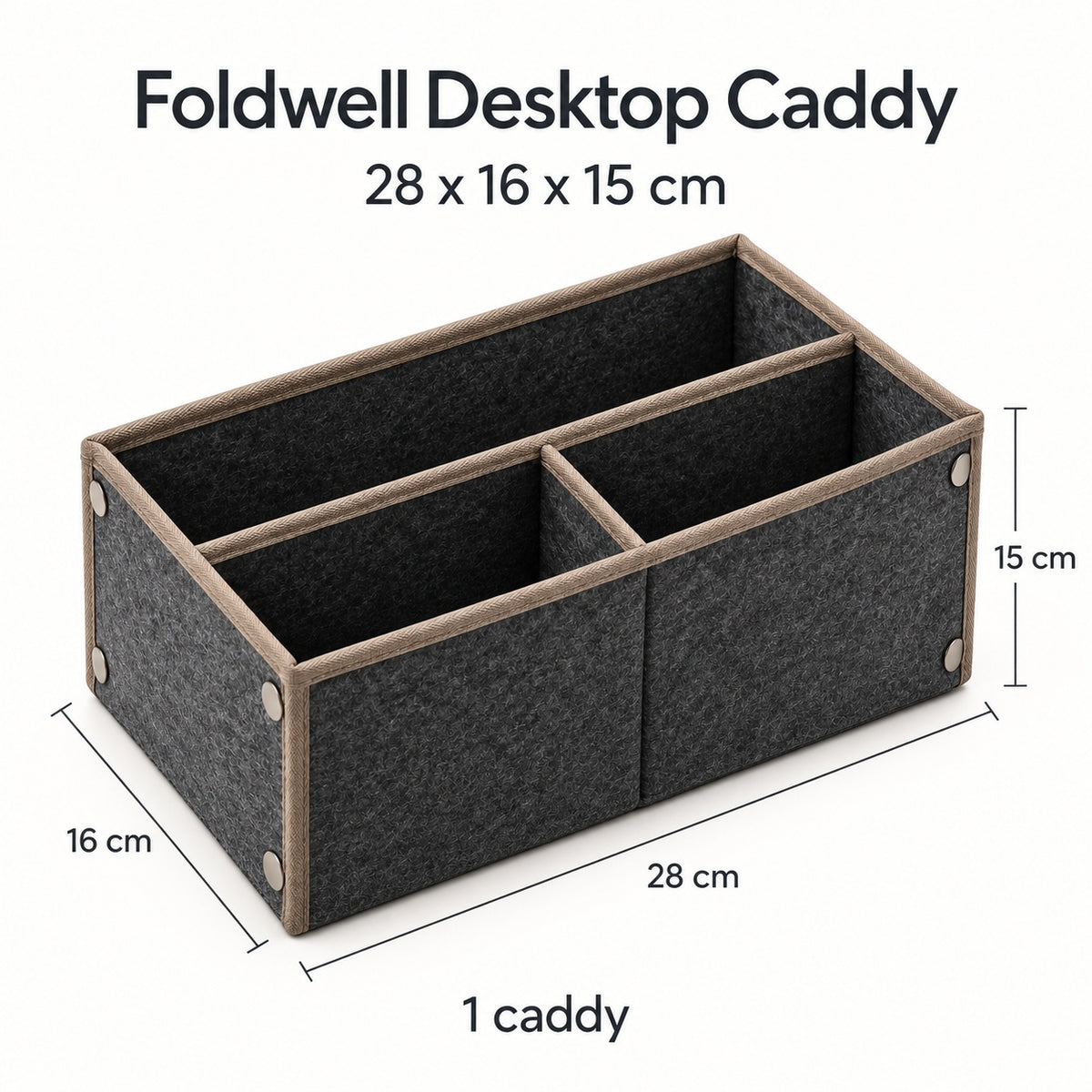 ORDELVYN Foldwell Desktop Caddy