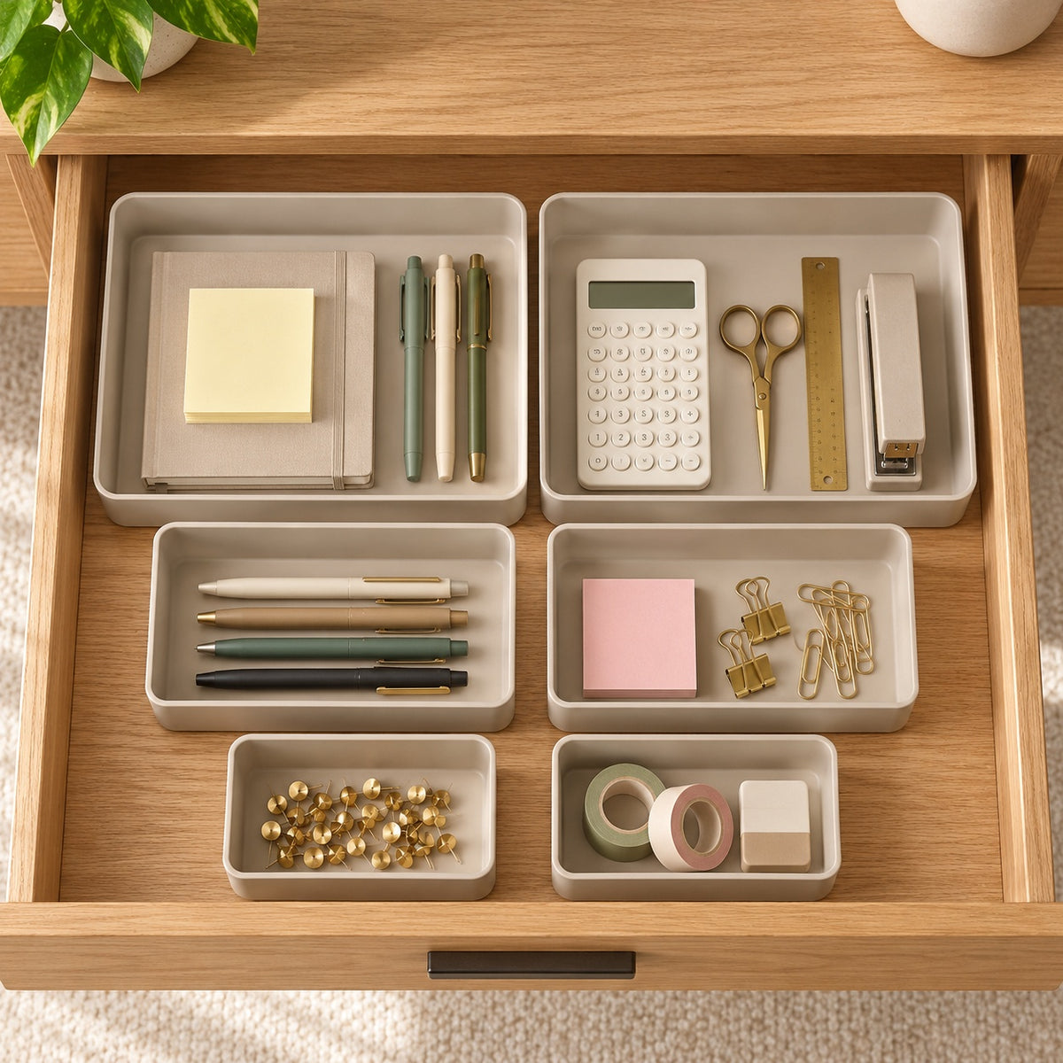 ORDELVYN Gridform Drawer Tray Set